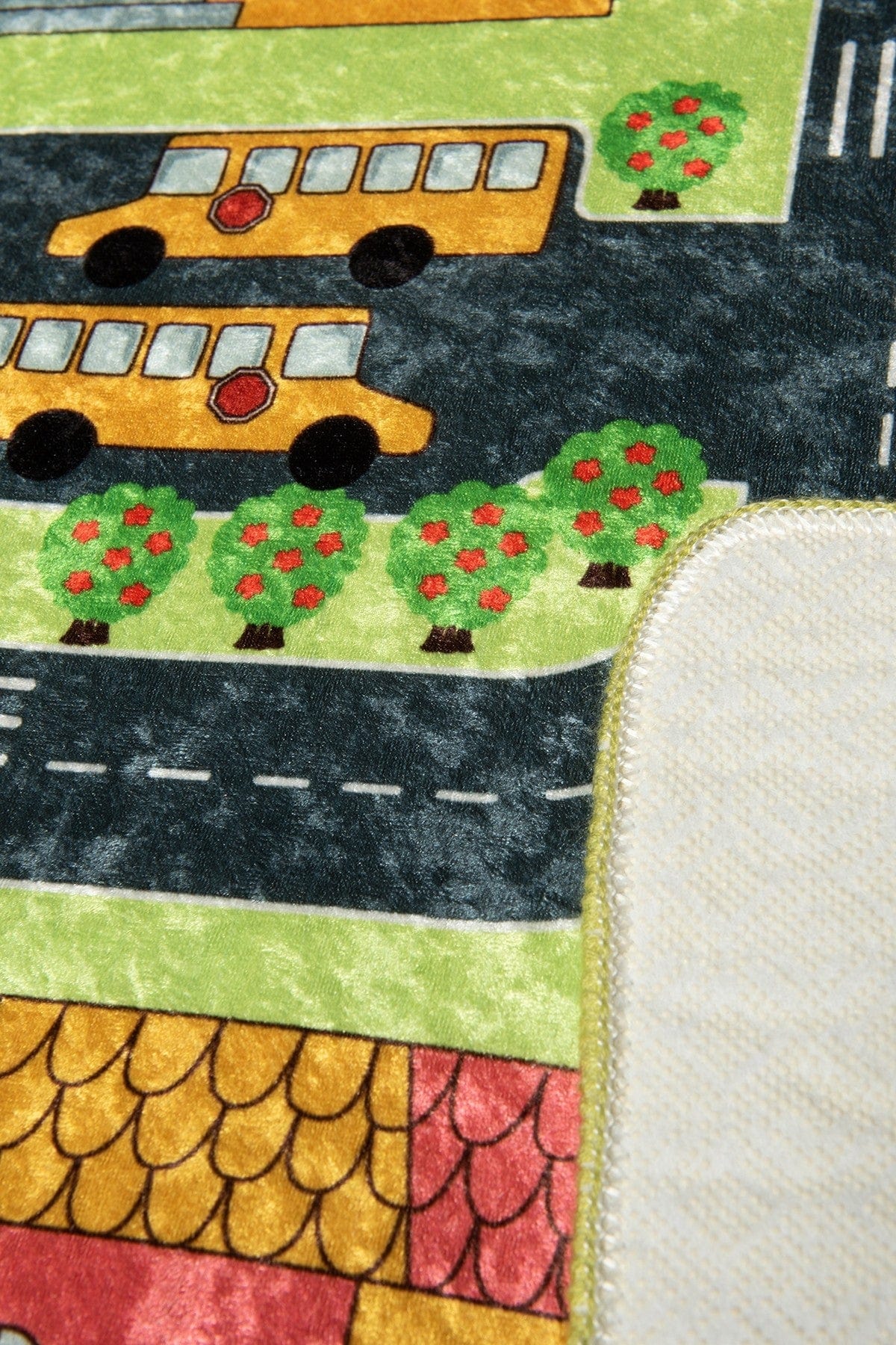 Tappeto per bambini Green Small Town Multicolore (3)