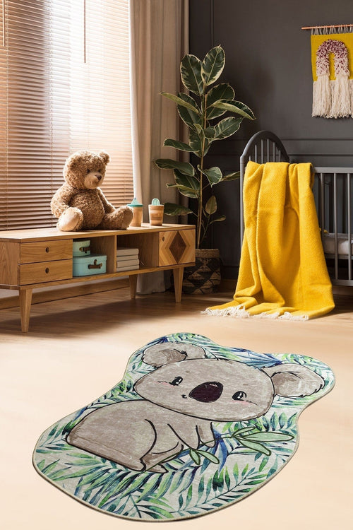 Tappeto per bambini Koala Shape Multicolore & ASRGRP-COVOR-PENTRU-COPII-KOALA-SHAPE-MULTICOLOR
