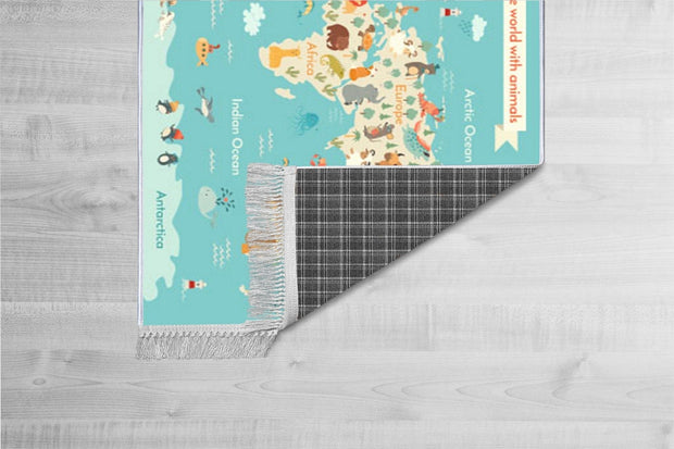 Tappeto per bambini Map Multicolore (3)