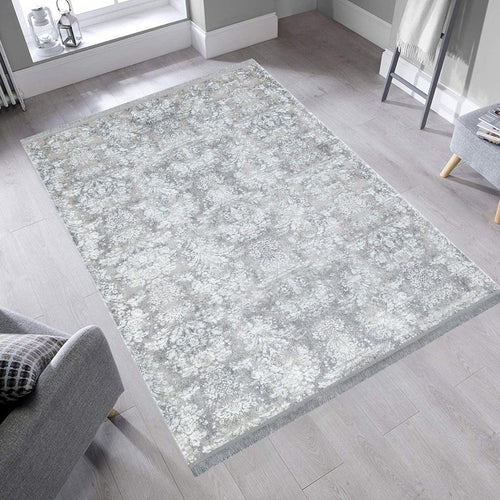 Tappeto Stacia ST-06 Grigio & ASRGRP-COVOR-STACIA-ST-06-GRI-ALB & ASRGRP-COVOR-STACIA-ST-06-GRI-ALB