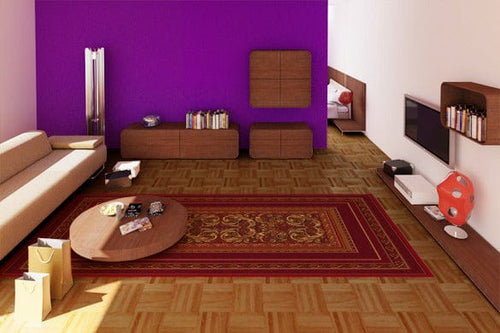 Tappeto Wilton Aralia Borgogna (1)