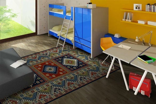 Tappeto Wilton Aras Blu (1)