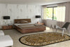 Tappeto Wilton Bergenia Oval Verde (1)