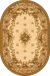 Tappeto Wilton Dafne Sahara Oval Beige