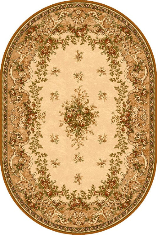 Tappeto Wilton Dafne Sahara Oval Beige