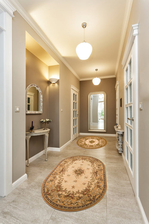Tappeto Wilton Dafne Sahara Oval Beige (1)