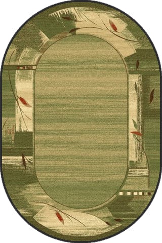 Tappeto Wilton Erba Chrom Oval Verde & AGNLPL-STANDARD-ERBA-CHROM-OVAL