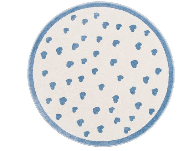 Tappeto Wilton Hart Round Blu
