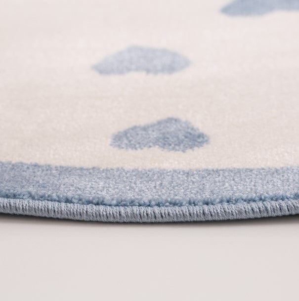 Tappeto Wilton Hart Round Blu (1)