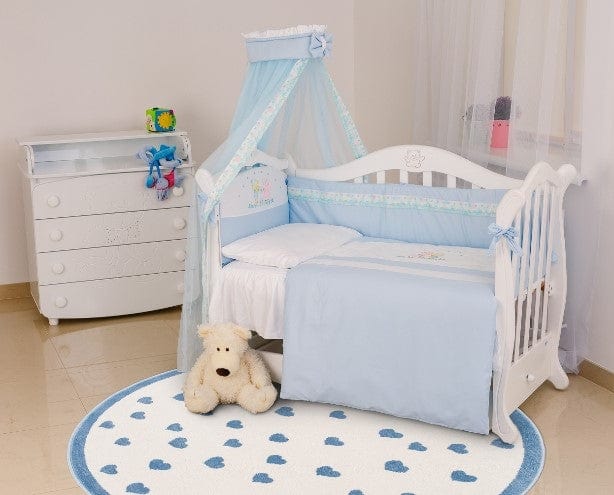 Tappeto Wilton Hart Round Blu (2)