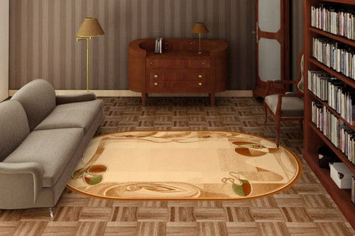 Tappeto Wilton Himalia Sahara Oval Beige (1)