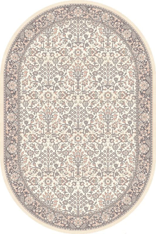Tappeto Wilton Itamar Alabaster Oval Avorio