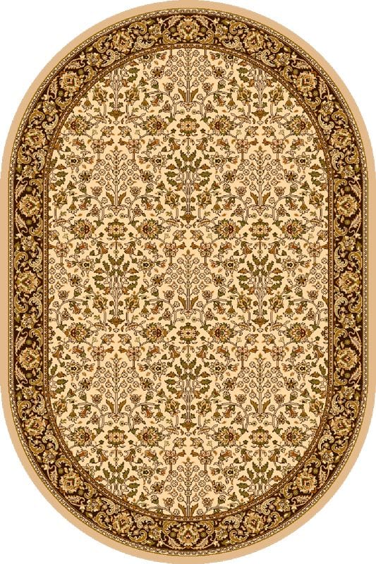 Tappeto Wilton Itamar Oval Crema