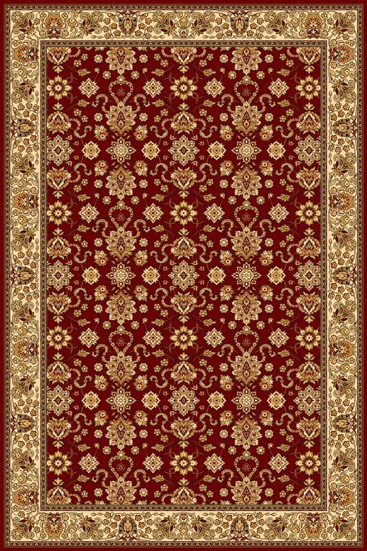 Tappeto Wilton Kantabria Ruby Borgogna
