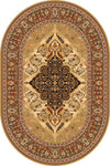 Tappeto Wilton Leyla Amber Oval Ambra
