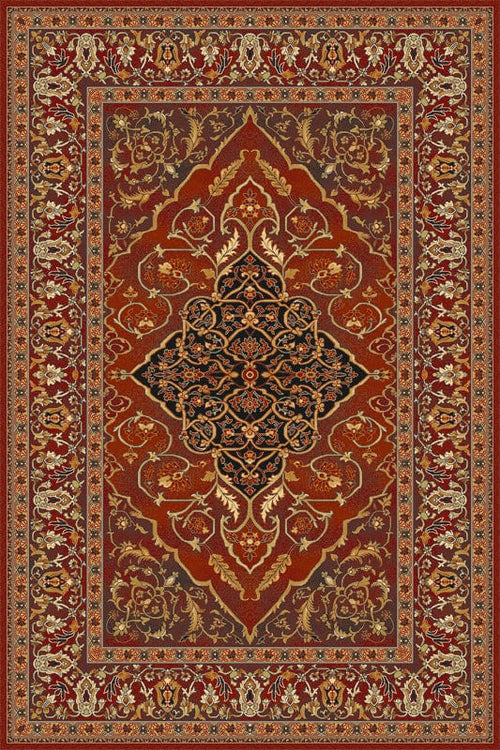 Tappeto Wilton Leyla Ruby Borgogna