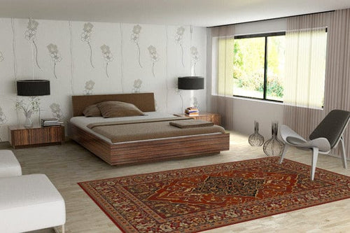 Tappeto Wilton Leyla Ruby Borgogna (1)