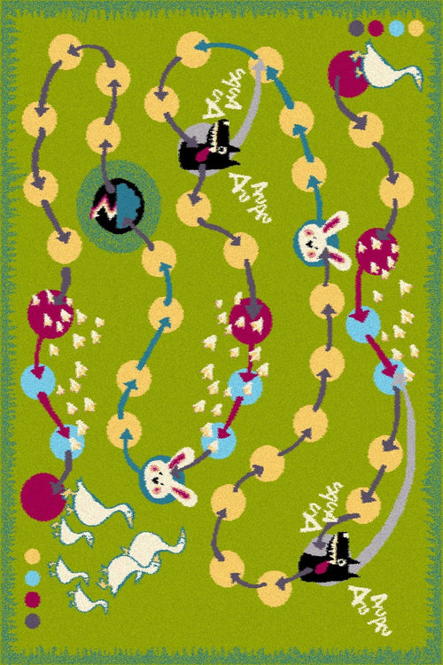 Tappeto Wilton Myk Multicolore & AGNLPL-FUNKY-TOP-MYK-GREEN & AGNLPL-FUNKY-TOP-MYK-GREEN