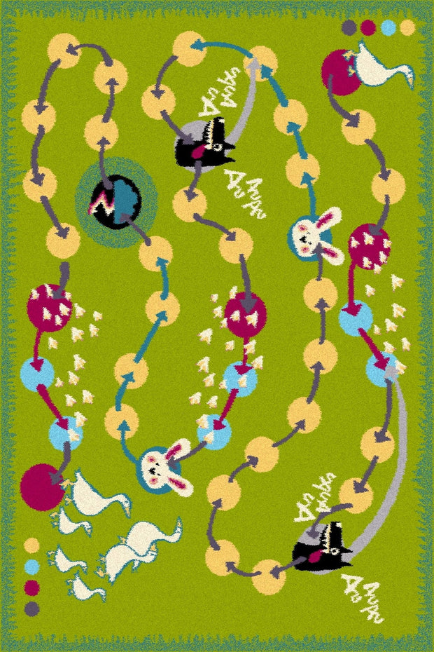 Tappeto Wilton Myk Multicolore & AGNLPL-FUNKY-TOP-MYK-GREEN & AGNLPL-FUNKY-TOP-MYK-GREEN