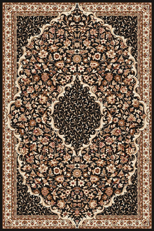 Tappeto Wilton Persea Nero
