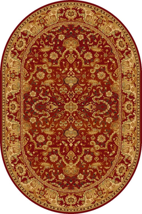 Tappeto Wilton Rejent Ruby Oval Borgogna