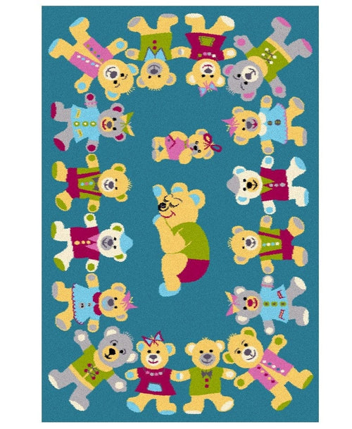 Tappeto Wilton Rob Emeralad Multicolore & AGNLPL-FUNKY-TOP-ROB-EMERALD