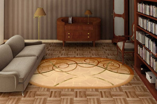 Tappeto Wilton Selma Sahara Oval Beige (1)