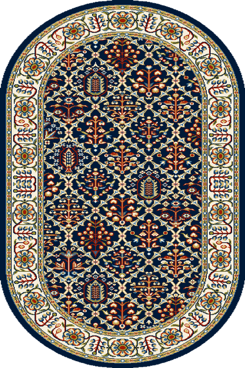 Tappeto Wilton Tamir Blu
