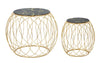 Tavolinetti Ball Coppia cm Ø 68x56-43x45