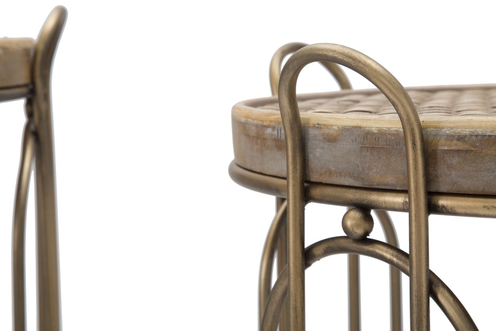 Tavolinetti Marrakech C/Contenitore Coppia cm Ø 52x66,5 - 45,5x62,5 (4)