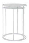 Tavolinetti White Harts Coppia cm Ø 43x60-38x55 (2)