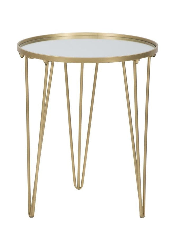 Tavolinetto Da Caffe Glam Gold/Mirror cm Ø 40x49