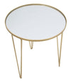 Tavolinetto Da Caffe Glam Gold/Mirror cm Ø 50x58,5 (2)