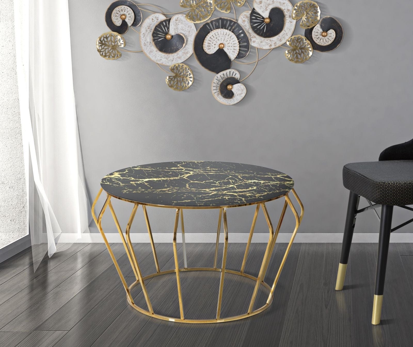 Tavolinetto Da Caffe Histor cm Ø 78x44,5 (1)