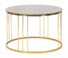 Tavolinetto Da Caffe Simple Bronze Mirror cm Ø 70x46 (1)