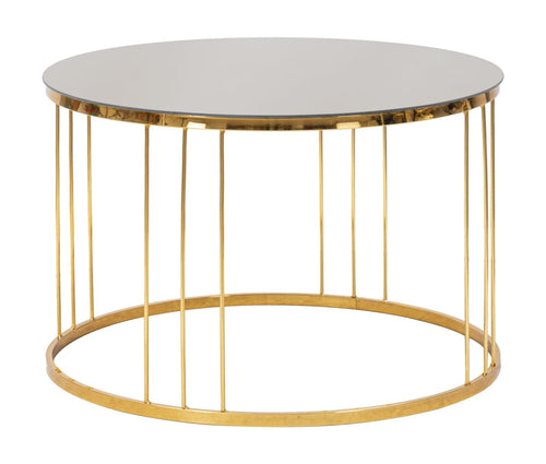Tavolinetto Da Caffe Simple Bronze Mirror cm Ø 70x46 (1)