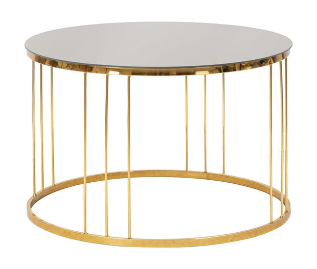 Tavolinetto Da Caffe Simple Bronze Mirror cm Ø 70x46 (1)