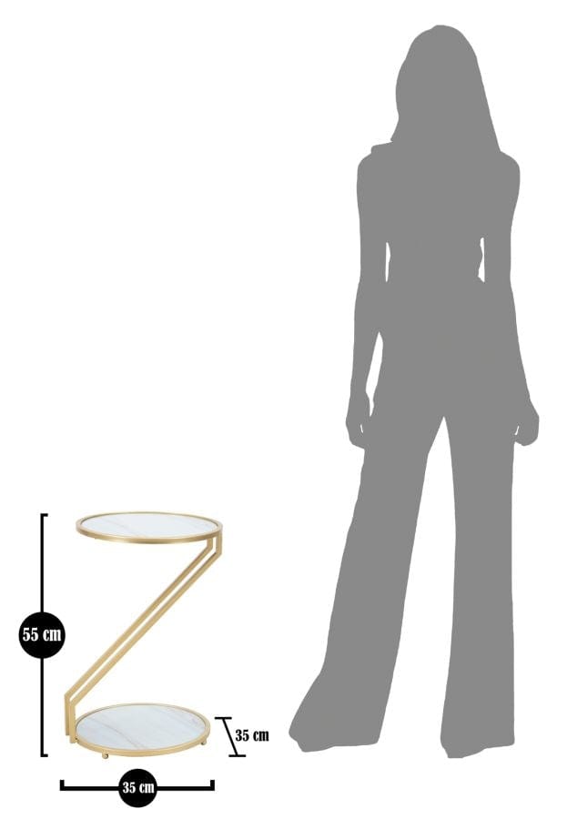 Tavolinetto Glam Z cm Ø 35x55 (5)