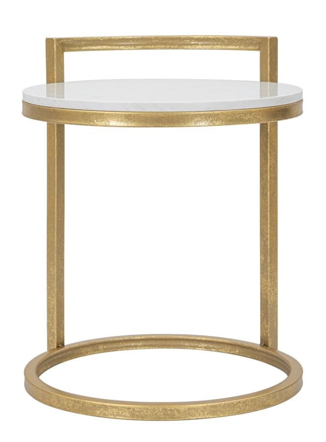 Tavolinetto Round Marble cm 40x43x50 (4)