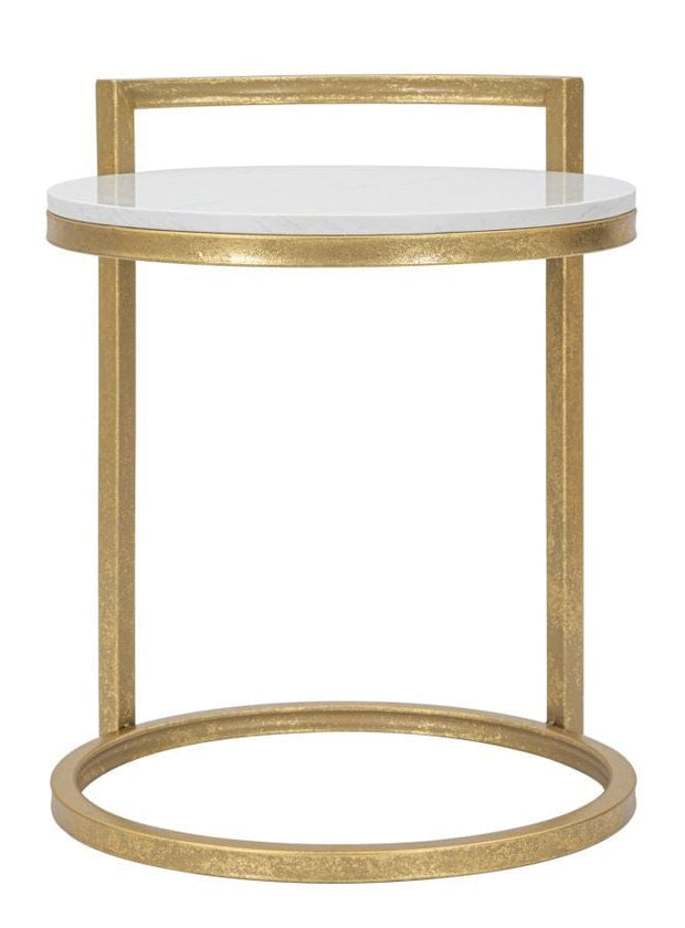 Tavolinetto Round Marble cm 40x43x50 (4)