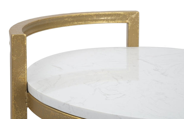 Tavolinetto Round Marble cm 40x43x50 (5)