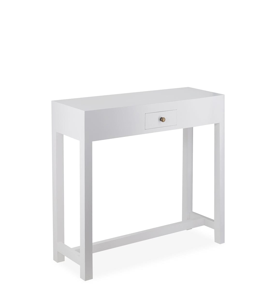 Tavolino consolle con 1 cassetto Everest Bianco