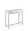 Tavolino consolle con 1 cassetto Everest Bianco