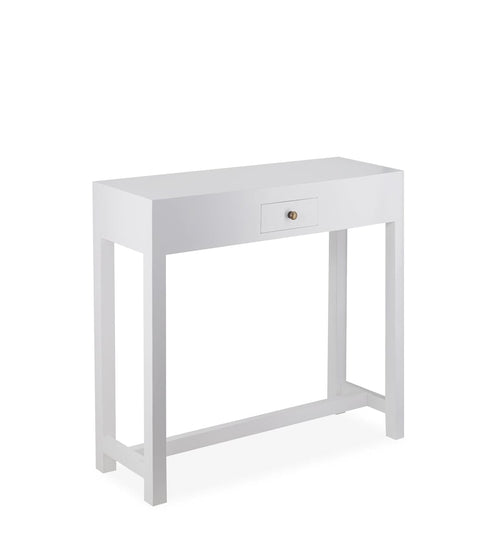 Tavolino consolle con 1 cassetto Everest Bianco