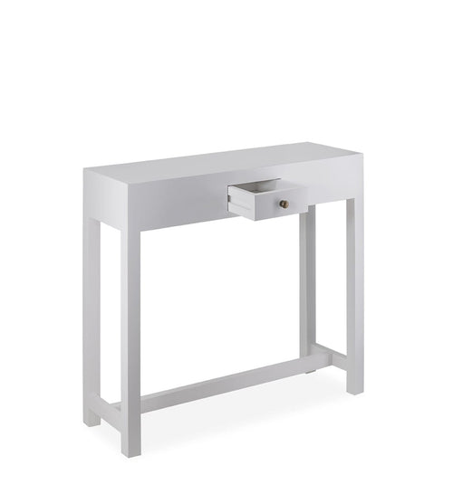 Tavolino consolle con 1 cassetto Everest Bianco (1)