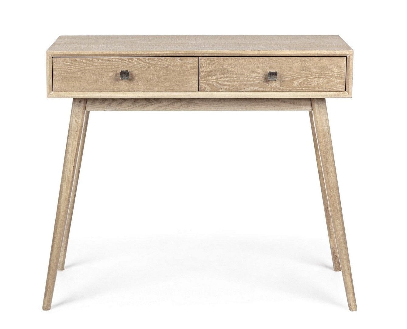 Tavolino consolle con 2 cassetti Alannis Naturale (1)