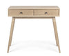 Tavolino consolle con 2 cassetti Alannis Naturale (1)