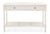 Tavolino consolle con 2 cassetti Amabel Crema (2)