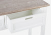 Tavolino consolle con 2 cassetti Dorotea Naturale (2)