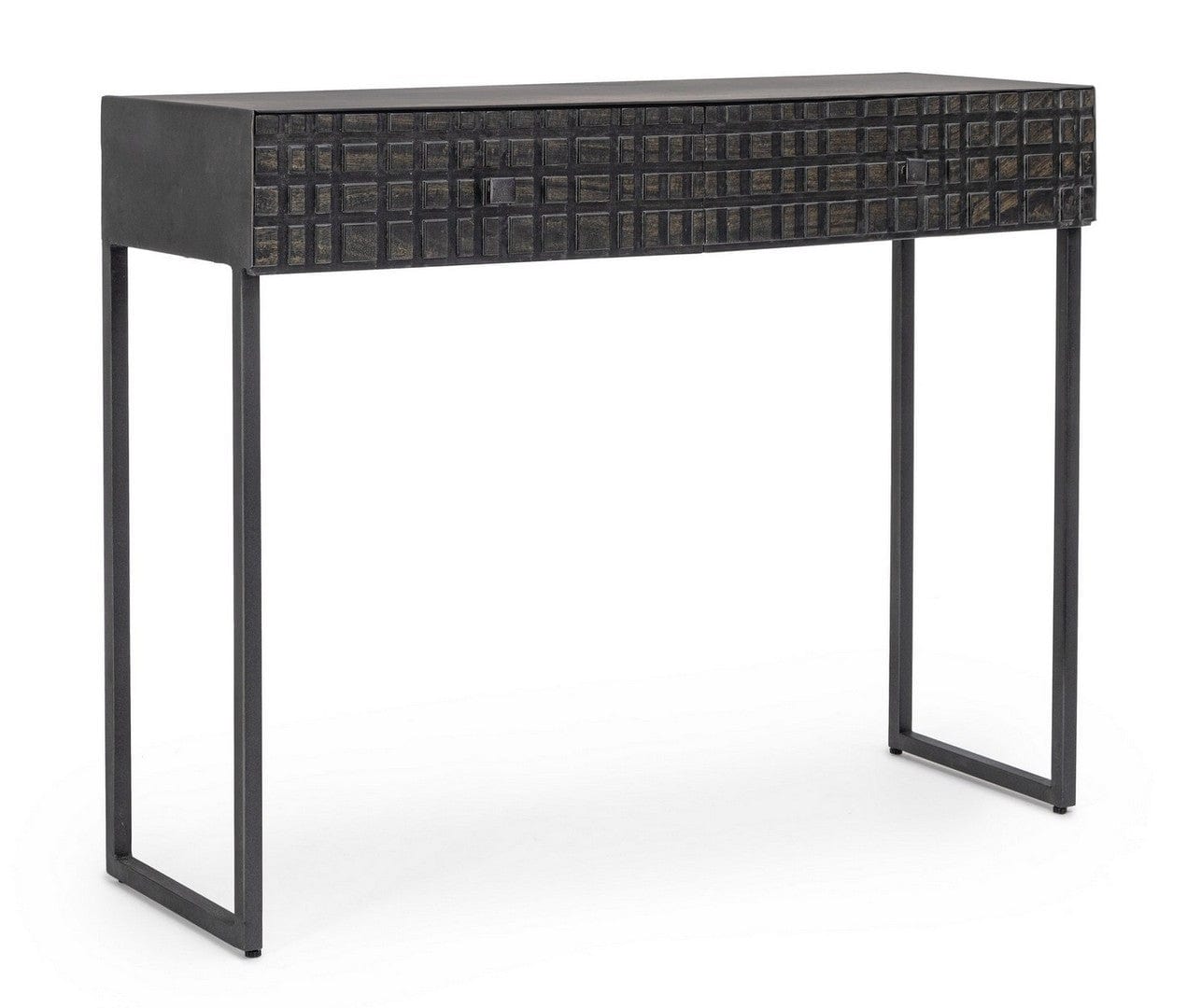 Tavolino consolle con 2 cassetti Dorset Grafite